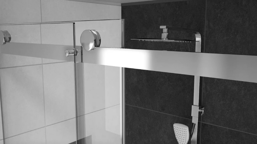 Душова кабіна REA NIXON 100х140 L CHROME REA-K5014 + REA-K5006 фото