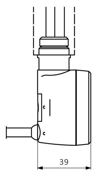 ТЕН для рушникосушарки TERMA MOA 300W, чорний WEMOA03-T905U фото