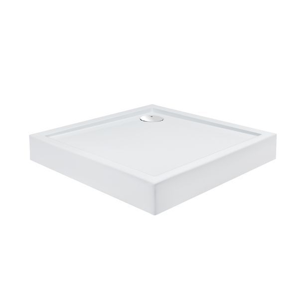 Набір Qtap душова кабіна Presto CRM1099SP5 Pear 1970x900x900 мм + піддон Tern 309912C 90x90x12 см з сифоном PRECRM1099SP5SET фото