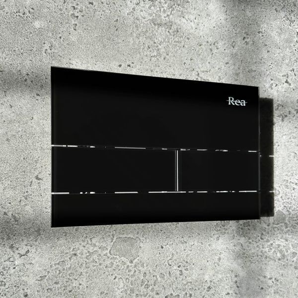 інсталяційна система Rea для унітазу + кнопка T black glass (KPL-E0051) KPL-E0051 фото