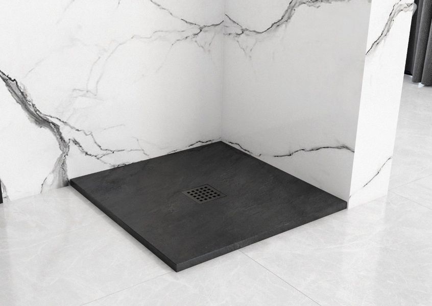 піддон Rea Rock 90x90 квадратний, black (REA-K4581) REA-K4581 фото