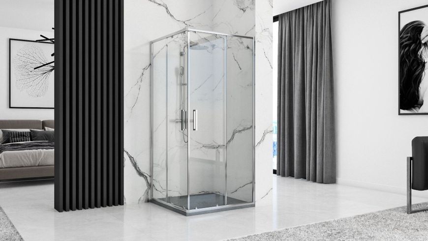 піддон Rea Grey Rock 90x90 квадратний grey (REA-K4585) REA-K4585 фото
