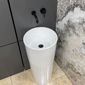 Умивальник (раковина) VBI ATESSA WHITE підлоговий VBI-019027 фото