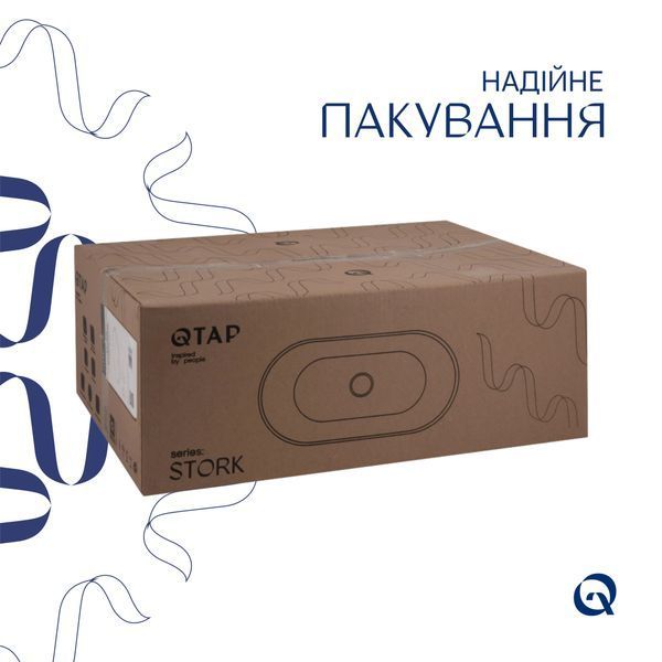 Раковина Qtap Stork 570x390x210 White QT15110522W QT15110522W фото