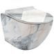 Підвісний унітаз REA CARLOS SLIM RIMLESS GRANIT MATT REA-C8003 фото 3