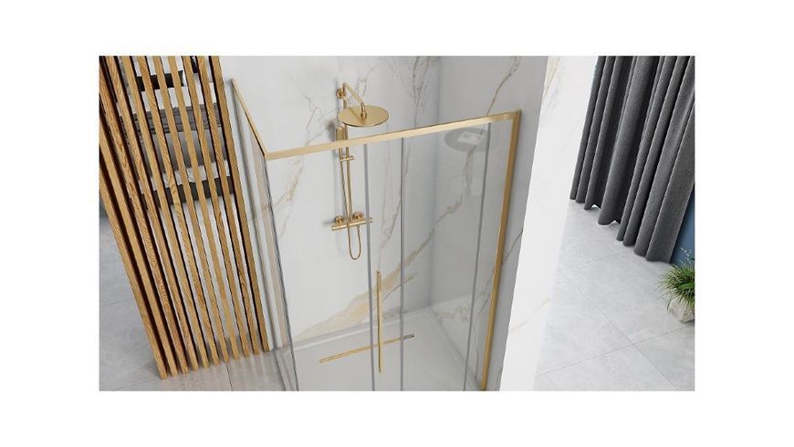 Душова кабіна REA SOLAR 90х90 GOLD REA-K4900 фото