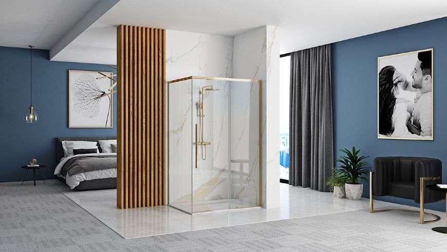 Душова кабіна REA SOLAR 90х90 GOLD REA-K4900 фото