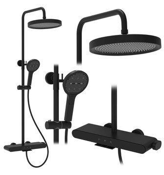 душова система для ванни та душу Rea Farel black matt (REA-P0354) REA-P0354 фото