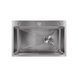 Мийка для кухні інтегрована Lidz Handmade H6845 Brushed Steel 3,0/1,0 мм LDH6845BRU49455 LDH6845BRU49455 фото 3