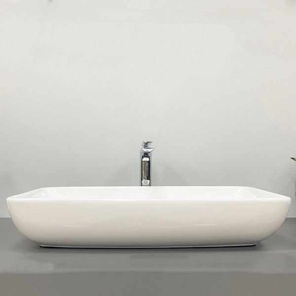 Умивальник (раковина) VBI SILVI 70 WHITE накладний VBI-015101 фото