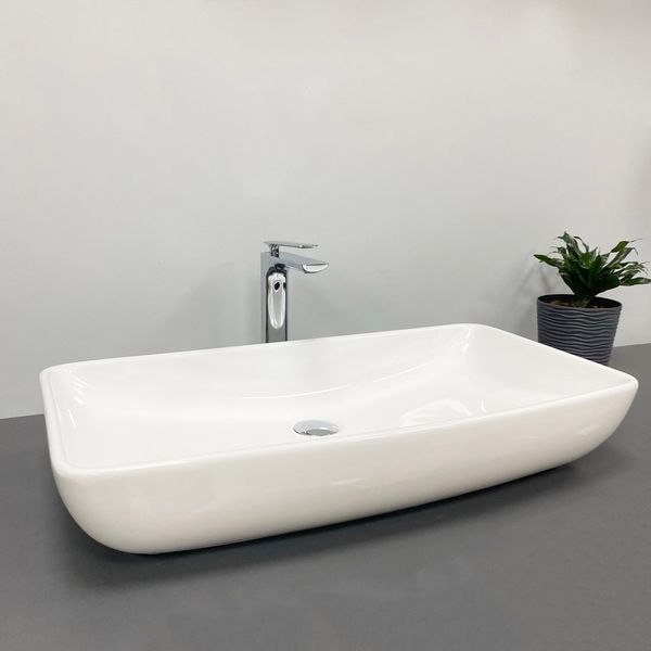 Умивальник (раковина) VBI SILVI 70 WHITE накладний VBI-015101 фото