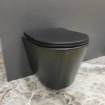 Підвісний унітаз VBI LEVANZO BLACK MATT VBI-020201 фото