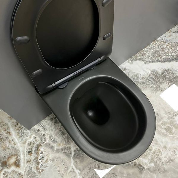 Підвісний унітаз VBI LEVANZO BLACK MATT VBI-020201 фото