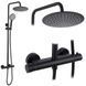 душова система для душу з термостатом Rea Lungo black (REA-P6733) REA-P6733 фото 2