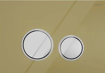 Кнопка змиву для інсталяції MEXEN FENIX 06 GOLD MEX-600624 фото