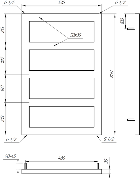 Сушка для рушників Masive GA-58001 фото