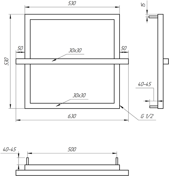 Сушка для рушників One DRY GA-4701-1 фото