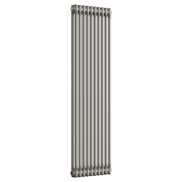 Радіатор дизайнерський вертикальний Rastas Claudia 2 Raw Metal 1800х470 мм, 1400 Вт, збройна сталь (RR-CL02-1800470RM) RR-CL02-1800470RM фото