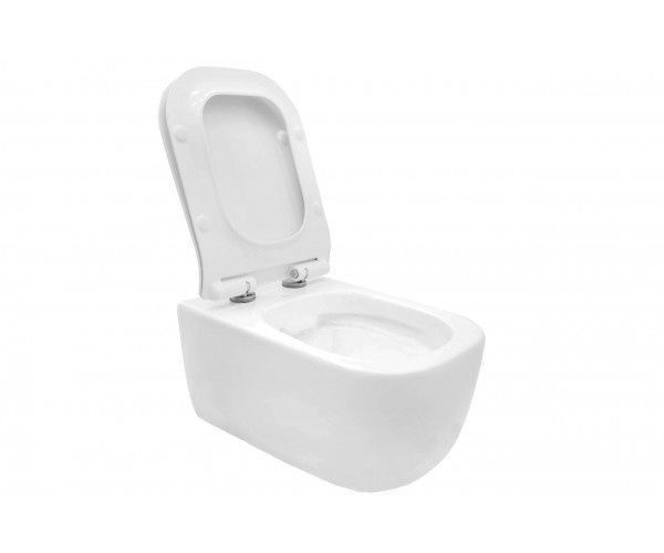 унітаз Rea Матео Rimless + інсталяція Grohe Rapid SL, клавіша (REA-C1258 + 38772001) REA-C1258 + 38772001 фото