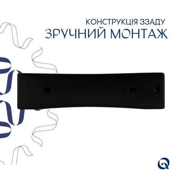 Раковина Qtap Nando LT 500х420х130 Matt black QT12116146AMB QT12116146AMB фото