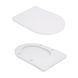 Унітаз підлоговий Qtap Robin New Ultra Quiet безобідковий з сидінням Soft-close WHITE QT13226083AW QT13226083AW фото 8