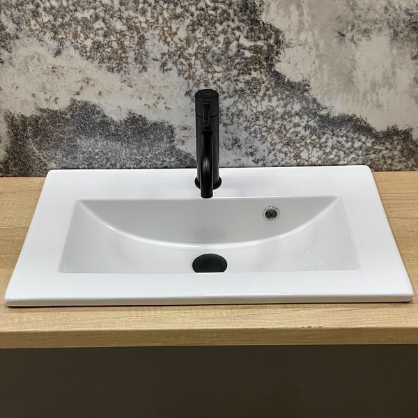 Умивальник (раковина) VBI TEORA 60 WHITE врізний VBI-018051 фото