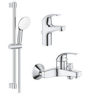 Набір змішувачів для ванни 3 в 1 BauCurve UA122217S1 Grohe UA122217S1 фото