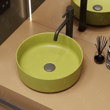 Умивальник (раковина) VBI PRATO OLIVE MATT накладний VBI-011402 фото