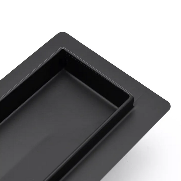 Трап для душу REA GREEK 80 PRO BLACK чорний REA-G8025 фото