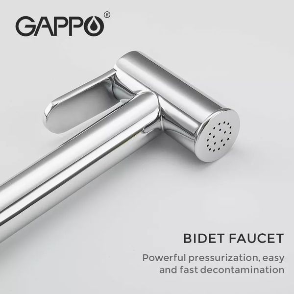 Гігієнічний душ GAPPO G7290 з термостатом та гачком, хром G7290 фото