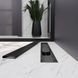 Трап лінійний AQUA 70cм та решіткою Line mattblack 1901150613 фото 5
