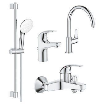 Набір змішувачів для ванни 4 в 1 BauCurve UA122218K1 Grohe UA122218K1 фото