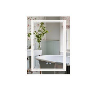 Дзеркало Qtap Cardinal 600х800 з LED-підсвічуванням Touch, з антизапотіванням, з димером, рег. темп. кольору (3000-6500K) QT0478C6080 QT0478C6080 фото