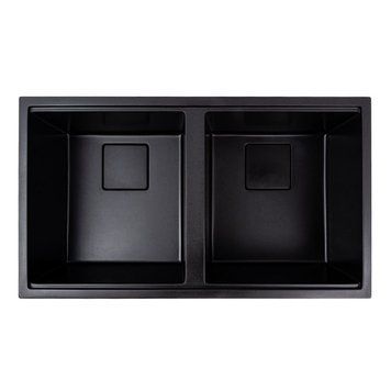 Гранітна мийка VALESO 7945 ENIGMA матова, чорна SP000053281 фото