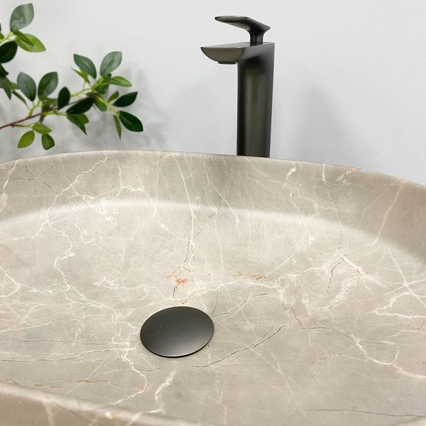 Умивальник (раковина) VBI VERONA 50 BEIGE STONE MATT накладний VBI-011325 фото