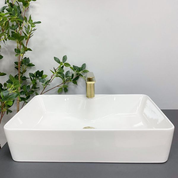 Умивальник (раковина) VBI FORLI XL WHITE накладний VBI-011104 фото