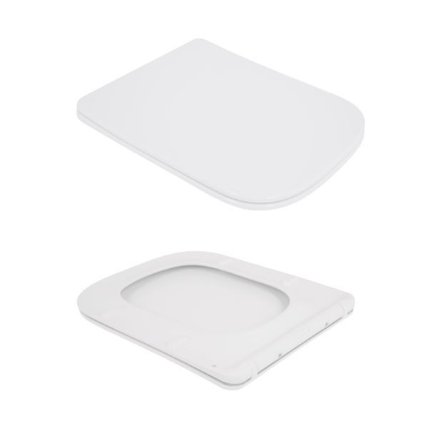 Унітаз підвісний Qtap Crow безобідковий з сідінням Soft-close QT05335171W QT05335171W фото