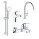 Набір змішувачів для ванни 4 в 1 BauCurve UA122218K1 Grohe UA122218K1 фото 1