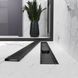 Трап лінійний AQUA 80cм та решіткою Line mattblack 1901160613 фото 4