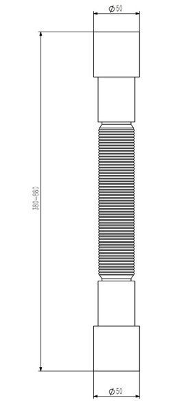 Гнучке з'єднання 50х50 19455608-2a04-11ee-bb68-a0423f42a789 фото