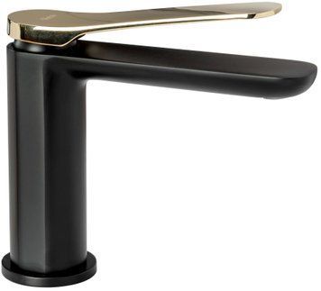 Змішувач для раковини (умивальника) REA CREEK BLACK GOLD низький * REA-B8503 фото