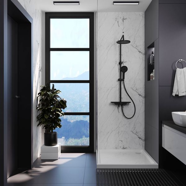 Trend New душова система, Black Matt 1127390605 фото