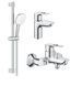Набір змішувачів для ванни 3 в 1 Bau Loop New UA123214S1 Grohe UA123214S1 фото 1