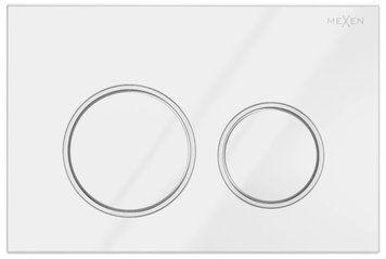 Кнопка змиву для інсталяції MEXEN FENIX 07 XS WHITE GLOSSY * MEX-600700 фото