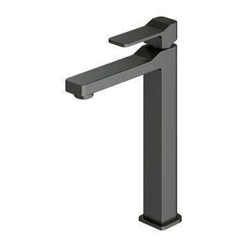 Змішувач для умивальника Omnires Slide високий graphite (SL7712GR) SL7712GR фото