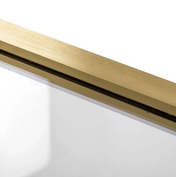Душова стінка REA AERO 100 BRUSHED GOLD REA-K4701 фото