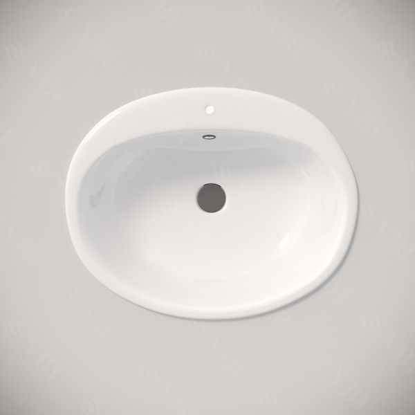 Умивальник (раковина) VBI SALERNO WHITE врізний VBI-018000 фото