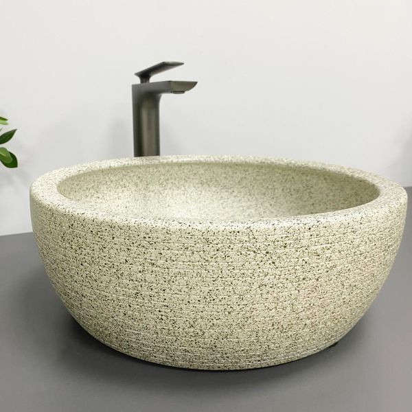 Умивальник (раковина) VBI CORRIDONIA BEIGE STONE MATT накладний VBI-016100 фото