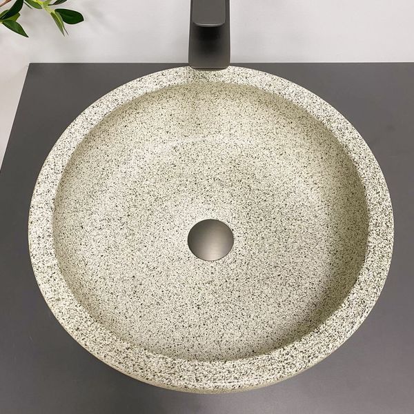 Умивальник (раковина) VBI CORRIDONIA BEIGE STONE MATT накладний VBI-016100 фото