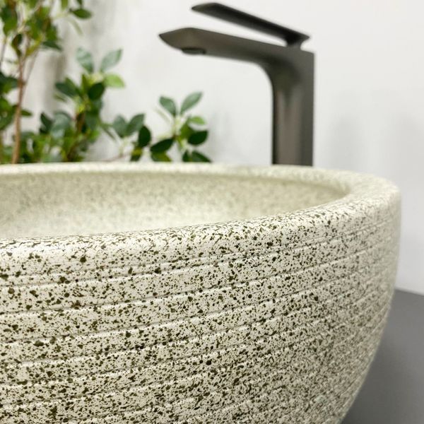 Умивальник (раковина) VBI CORRIDONIA BEIGE STONE MATT накладний VBI-016100 фото